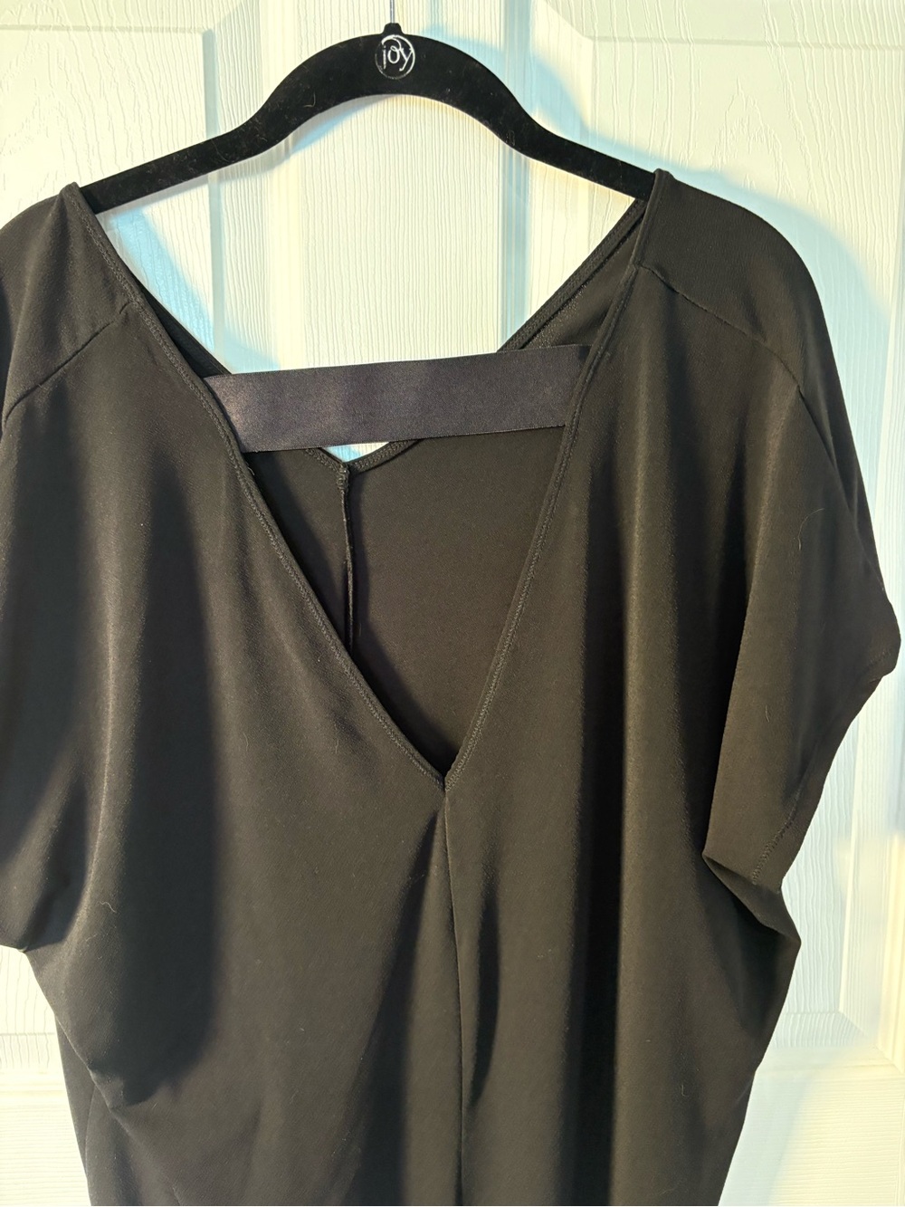 RACHEL Rachel Roy Black Maxi V-Neck Dress - Picture 4 of 7